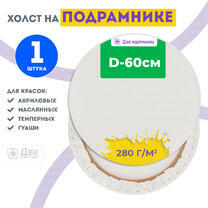 Без бренда «Холст Две картинки круглый 60 см на подрамнике» в Балашихе в интернет-магазине  Без бренда «Холст Две картинки круглый 60 см на подрамнике» в Балашихе