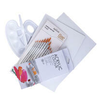 Без бренда «Набор подарочный «Две картинки»: краски акрил 12x12 мл, 2 холста 22x30 на мдф, 10 кистей, мастихин, палитра. Уценка (без упаковки)» в Балашихе в интернет-магазине  Без бренда «Набор подарочный «Две картинки»: краски акрил 12x12 мл, 2 холста 22x30 на мдф, 10 кистей, мастихин, палитра. Уценка (без упаковки)» в Балашихе