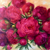 Без бренда «Бордовые пионы (20шт)» в Балашихе 