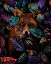 Без бренда «Лисица в яркой листве» в Балашихе  в интернет-магазине  Без бренда «Лисица в яркой листве» в Балашихе