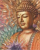 Картина по номерам «Красочный будда»