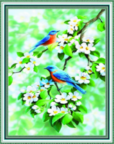 Без бренда «Две птички на цветущей яблоне» в Балашихе в интернет-магазине  Без бренда «Две птички на цветущей яблоне» в Балашихе