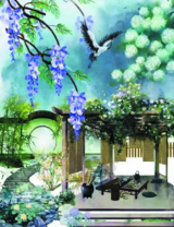 Без бренда «Сад с беседкой, цветами и птицей» в Балашихе 