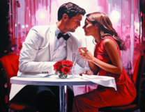 Без бренда «Пара на свидании в ресторане» в Балашихе 