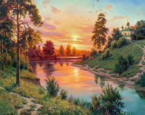 Без бренда «Вид на реку на закате» в Балашихе 