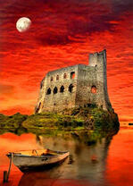 Развалины в Андлау, Франция